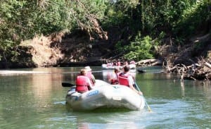 Enjoy a peaceful rafting cruise down the Penas Blancas River in Costa Rica