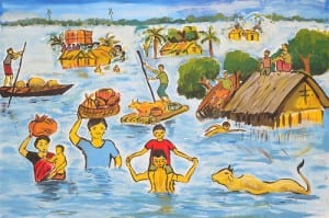 Artist's rendition from “Climate Change Canvas” by Oxfam International
