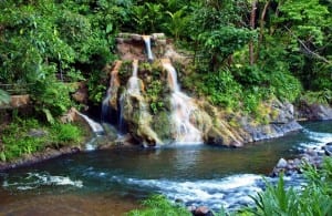 Natural thermal springs at Volcano Arenal's The Springs Resort & Spa