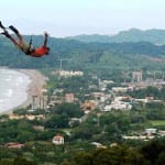 Try bungee jumping while on vacation in Jaco Beach, Costa Rica