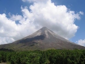 The mighty Arenal Volcano is the most active in Costa Rica