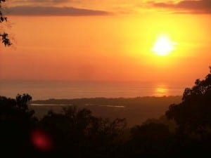 Sunsets from Portasol are stunning overlooking Costa Rica's Central Pacific coast
