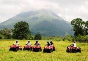 Get great views of Arenal Volcano in Costa Rica on an ATV tour