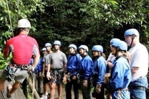 Safety explanation, Pure Trek Canyoning Tour, Arenal, Costa Rica / photo by Pure Trek