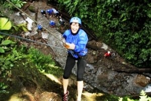 Pure fun and adrenaline on the Pure Trek Canyoning Tour, Arenal, Costa Rica / photo by Pure Trek