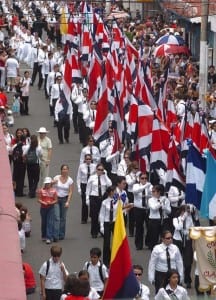 Costa Rica celebrates its Independence Day with parades