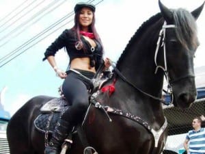 Fiestas in Palmares in January feature horse parades and rodeos
