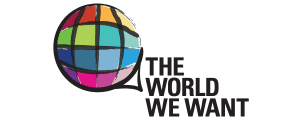 United Nations' The World We Want program logo