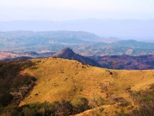 Deforestation, like this hillside in Guanacaste, accounts for 20% of global greenhouse gas emissions