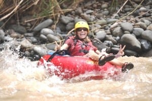 River tubing on the Savegre in Costa Rica is a good mix of adrenaline and fun
