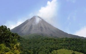 Arenal Volcano in Costa Rica is "sleeping" lately