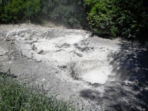 Bubbling mud pits at Rincon de la Vieja National Park, Las Pailas sector