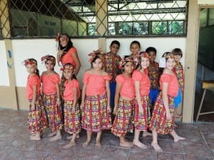 Brisas School new uniforms from EcoTeach & Veragua Rainforest