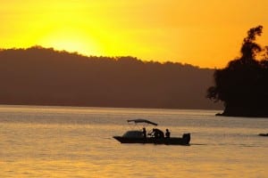 Sunset on Golfo Dulce, Costa Rica