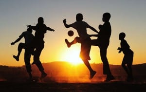 Football brings kids together in South Africa