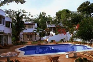 Casitas Eclipse Hotel rooms and pool, Manuel Antonio, Costa Rica