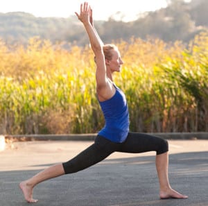 Yoga pose High lunge