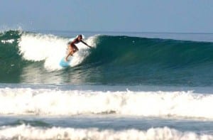 Surfing Playa Santa Teresa