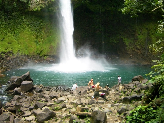 La Fortuna Waterfall at Volcano Arenal, Costa Rica