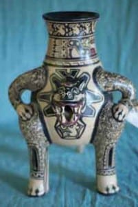  traditionell Chorotega keramik i Costa Rica avslöjar aztekiska historiska influenser