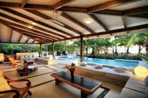 Tropical architecture at Hotel Tropico Latino in Costa Rica