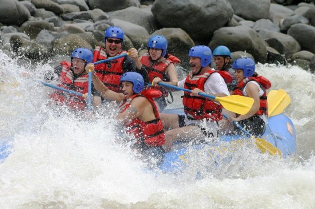 Rafting excitement in Costa Rica