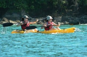 Sea kayaking in Costa Rica