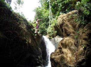 cazuela waterfall park