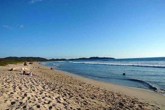 Playa Guiones beach in Nosara, Costa Rica
