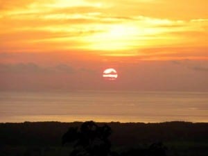 Portasol Rainforest Community sunset