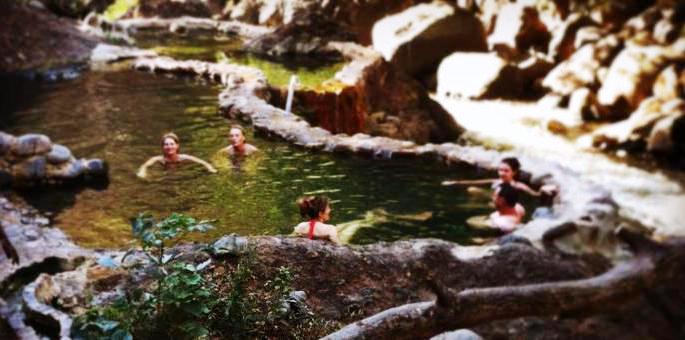 Hot springs Rio Negro Hacienda Guachipelin