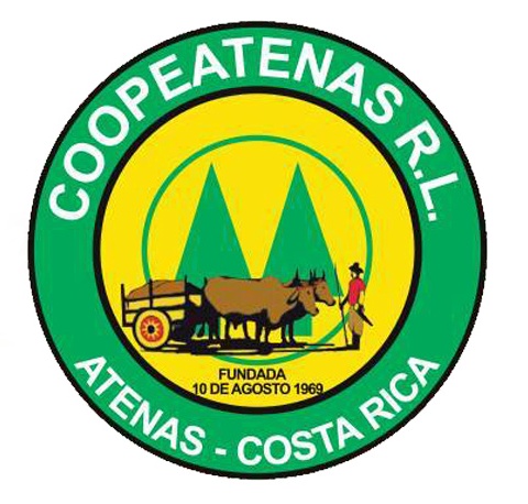 Coopeatenas logo in Atenas Costa Rica