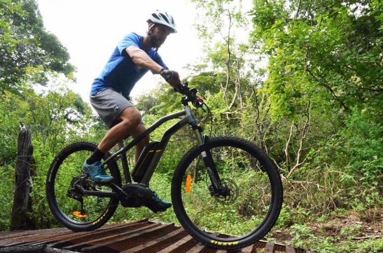 Electric mountain bike in Costa Rica Guanacaste Biking Tours