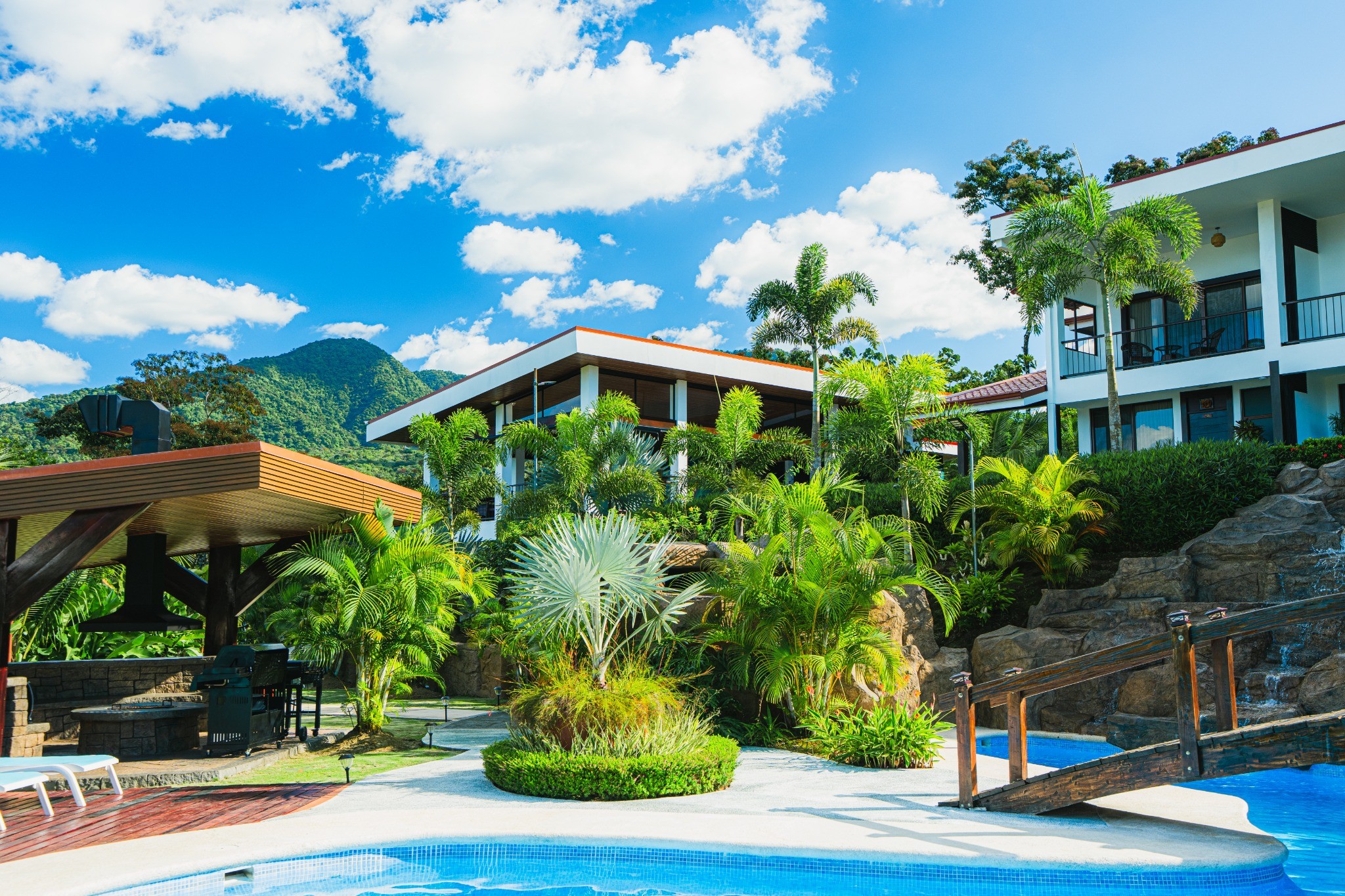Hotel Sanctuarium in La Fortuna surrounded by rainforest near Arenal Volcano
